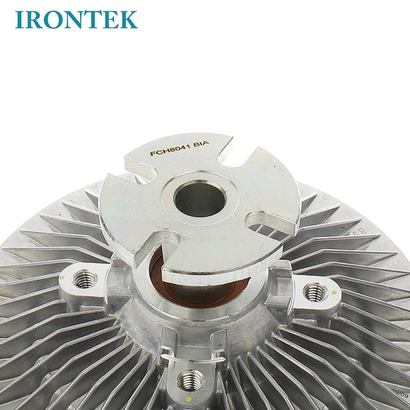 IRONTEK 2733 Engine Cooling Fan Clutch fits Ford E-150/E-250/E-350/F-150/F-250/F-350 1982-1986 Mercury Capri, 1983-1995 Ford Mustang, 1984-1986 Ford LTD, 1988-1996 for Bronco Radiator Fan Clutch - Image 5